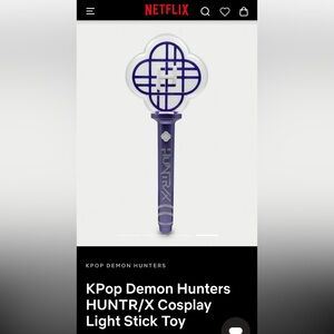 KPop Demon Hunters HUNTR/X Cosplay Light Stick Toy